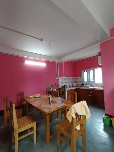 Dining area at Yangzom Homestay Near ITI Dirang
